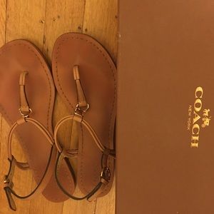 Coach Charleen T-Strap Sandals